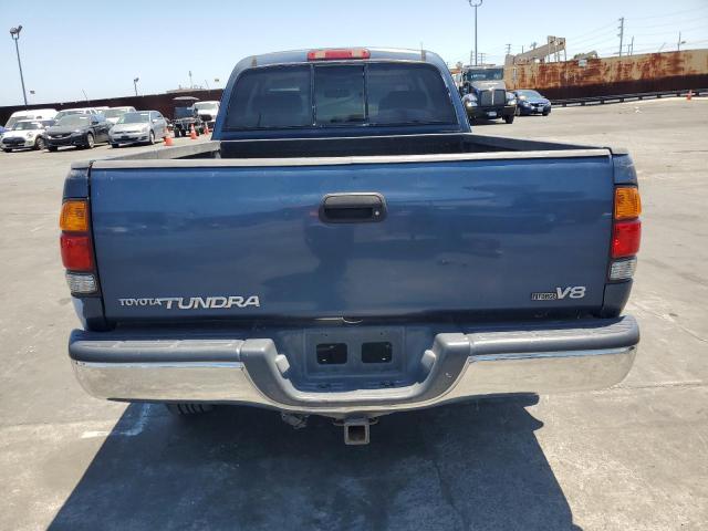 5TBRT34184S452082 - 2004 TOYOTA TUNDRA ACCESS CAB SR5 BLUE photo 6