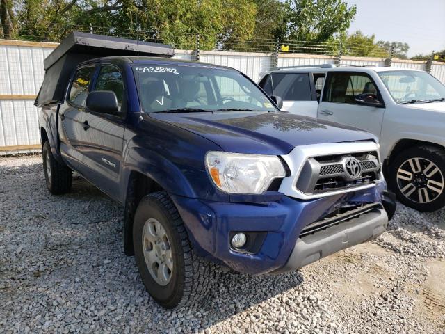 3TMLU4EN7FM201672 - 2015 TOYOTA TACOMA DOU BLUE photo 1