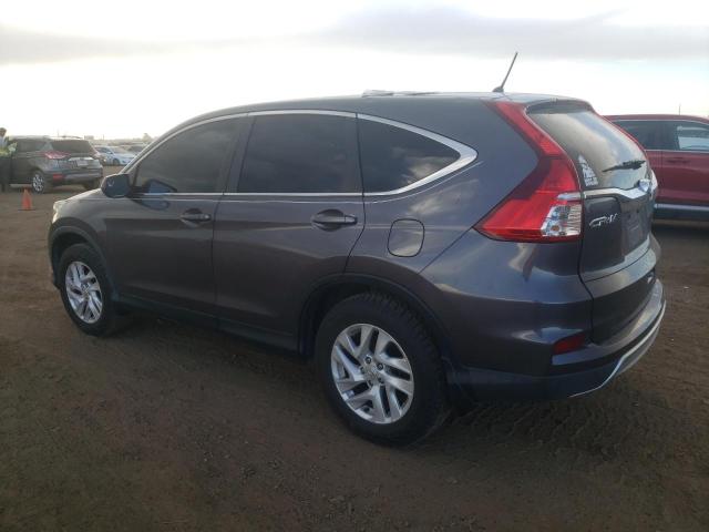 2HKRM4H57FH619550 - 2015 HONDA CR-V EX GRAY photo 2