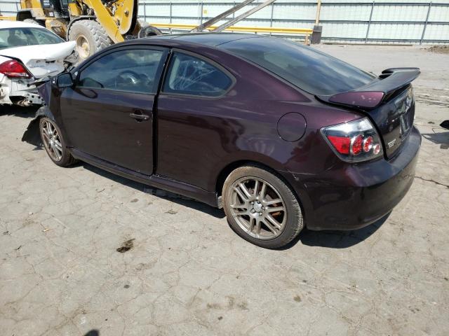 JTKDE167080251232 - 2008 TOYOTA SCION TC BURGUNDY photo 2
