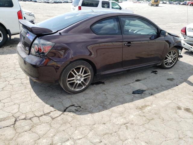 JTKDE167080251232 - 2008 TOYOTA SCION TC BURGUNDY photo 3