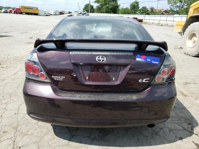 JTKDE167080251232 - 2008 TOYOTA SCION TC BURGUNDY photo 6