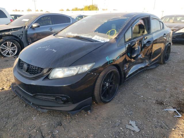 2HGFB6E57DH703755 - 2013 HONDA CIVIC SI BLACK photo 2