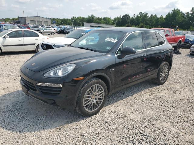 WP1AE2A24CLA93981 - 2012 PORSCHE CAYENNE S HYBRID BLACK photo 1