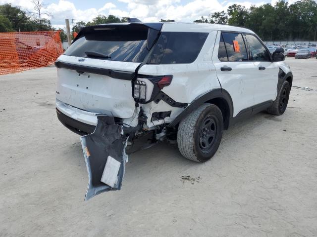 1FM5K8AB2SGA34378 - 2025 FORD EXPLORER POLICE INTERCEPTOR أبيض صورة 3