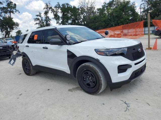 1FM5K8AB2SGA34378 - 2025 FORD EXPLORER POLICE INTERCEPTOR أبيض صورة 4