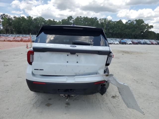 1FM5K8AB2SGA34378 - 2025 FORD EXPLORER POLICE INTERCEPTOR أبيض صورة 6