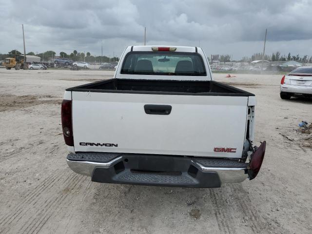 1GTCS198658210942 - 2005 GMC CANYON WHITE photo 6