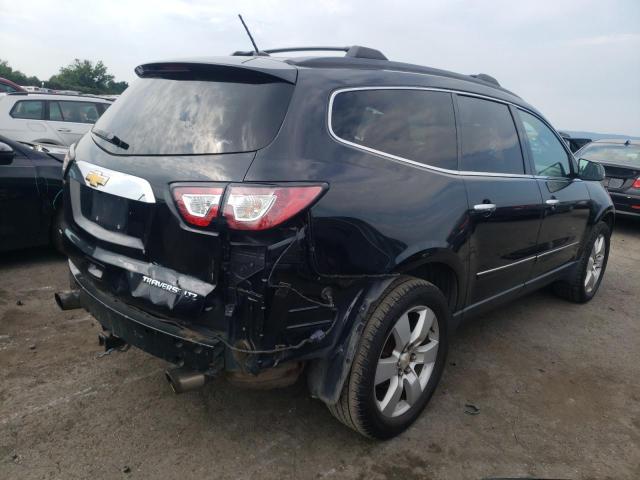 1GNKVJKDXFJ245706 - 2015 CHEVROLET TRAVERSE LTZ BLACK photo 3