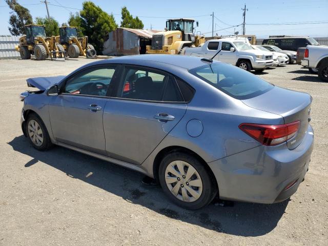 3KPA24AD9LE319352 - 2020 KIA RIO LX GRAY photo 2