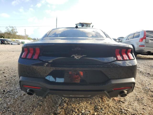 1FA6P8TH8R5110841 - 2024 FORD MUSTANG BLACK photo 6