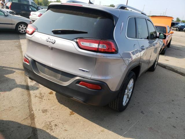 1C4PJLLB9JD584502 - 2018 JEEP CHEROKEE LATITUDE PLUS SILVER photo 4