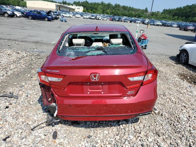 1HGCV2F90LA001052 - 2020 HONDA ACCORD TOURING RED photo 6