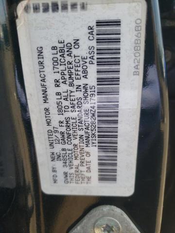 1Y1SK5282WZ417915 - 1998 CHEVROLET GEO PRIZM BASE GREEN photo 12