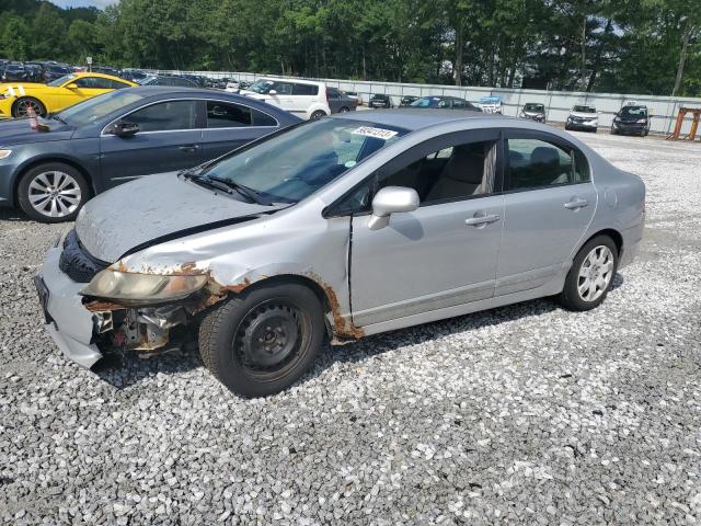 2HGFA165X9H332599 - 2009 HONDA CIVIC LX SILVER photo 1