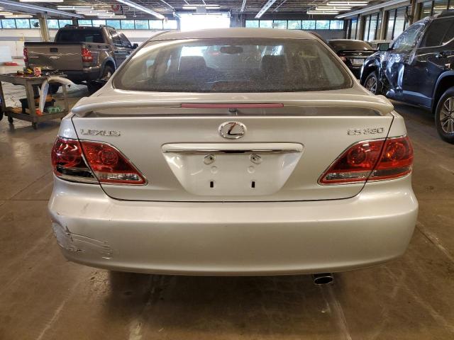 JTHBA30G755119726 - 2005 LEXUS ES 330 SILVER photo 6