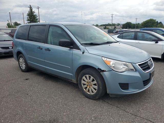 2V8HW44149R542933 - 2009 VOLKSWAGEN ROUTAN S BLUE photo 4