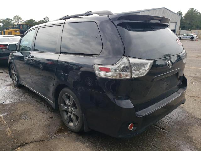 5TDXK3DC8GS745861 - 2016 TOYOTA SIENNA SE BLACK photo 2