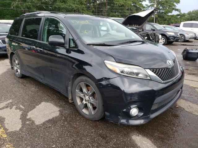 5TDXK3DC8GS745861 - 2016 TOYOTA SIENNA SE BLACK photo 4