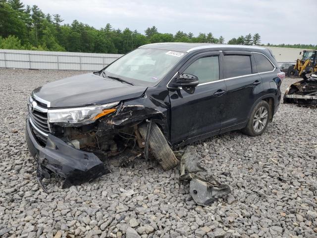 5TDJKRFH4FS082918 - 2015 TOYOTA HIGHLANDER XLE BLACK photo 1