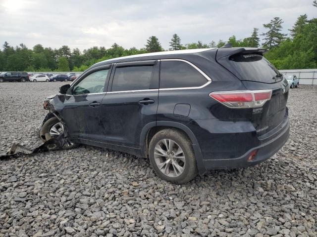 5TDJKRFH4FS082918 - 2015 TOYOTA HIGHLANDER XLE BLACK photo 2