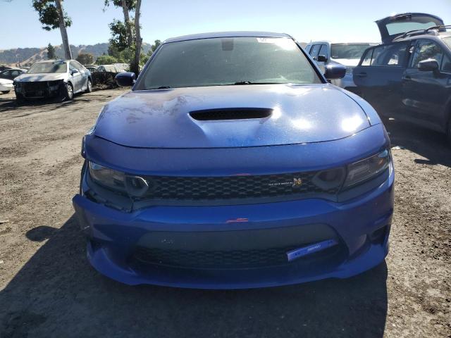 2C3CDXGJ6KH687075 - 2019 DODGE CHARGER SCAT PACK BLUE photo 5