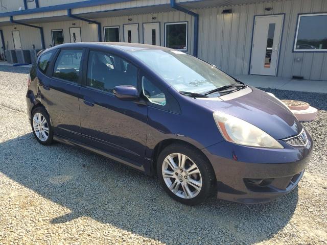 JHMGE88449S073474 - 2009 HONDA FIT SPORT BLUE photo 4