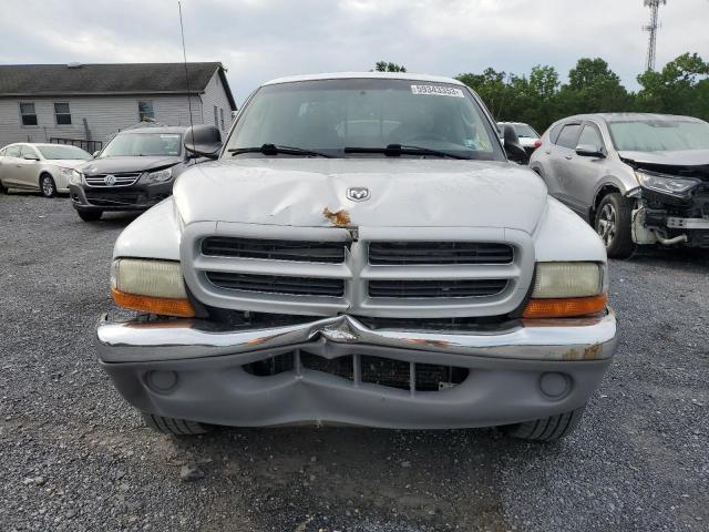 1B7HG48NX2S500261 - 2002 DODGE DAKOTA QUAD SLT WHITE photo 5