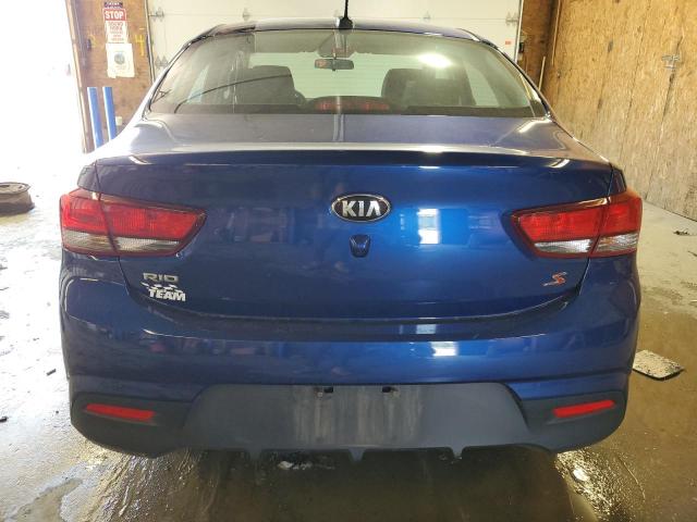 3KPA24AD0LE349680 - 2020 KIA RIO LX BLUE photo 6