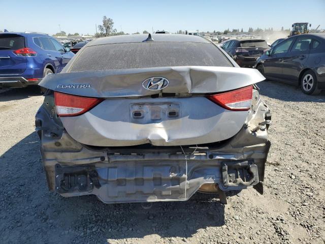 KMHDH4AE8CU399387 - 2012 HYUNDAI ELANTRA GLS GRAY photo 6