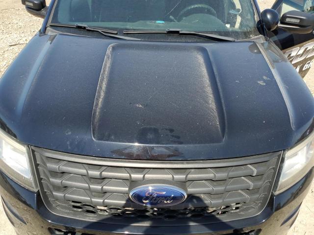 1FM5K8AR9JGB46543 - 2018 FORD EXPLORER POLICE INTERCEPTOR 黑色 照片 12