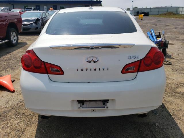 JN1DV6AR0CM862623 - 2012 INFINITI G25 WHITE photo 6