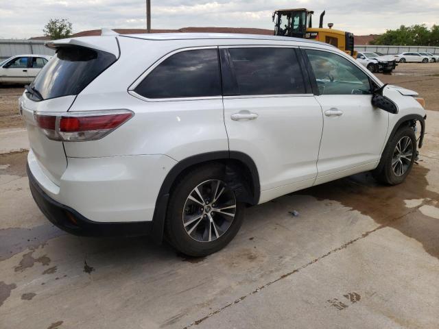 5TDJKRFH0GS251995 - 2016 TOYOTA HIGHLANDER XLE Ağ foto 3