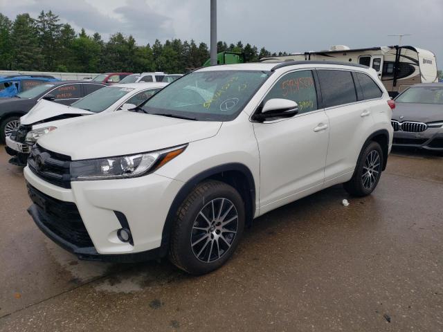 5TDJZRFH1JS548681 - 2018 TOYOTA HIGHLANDER SE WHITE photo 1