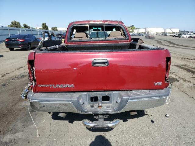 5TBRT3414YS001236 - 2000 TOYOTA TUNDRA ACCESS CAB ბურგუნდია ფოტო 6