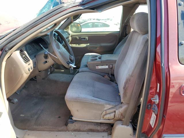 5TBRT3414YS001236 - 2000 TOYOTA TUNDRA ACCESS CAB ბურგუნდია ფოტო 7