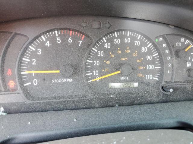 5TBRT3414YS001236 - 2000 TOYOTA TUNDRA ACCESS CAB ბურგუნდია ფოტო 9