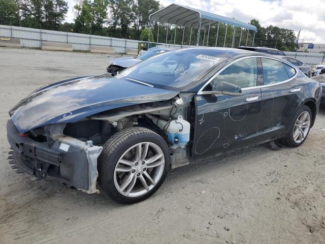5YJSA1H11EFP33370 - 2014 TESLA MODEL S Yaşıl foto 1