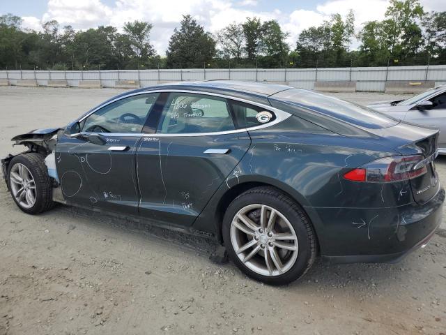 5YJSA1H11EFP33370 - 2014 TESLA MODEL S Yaşıl foto 2