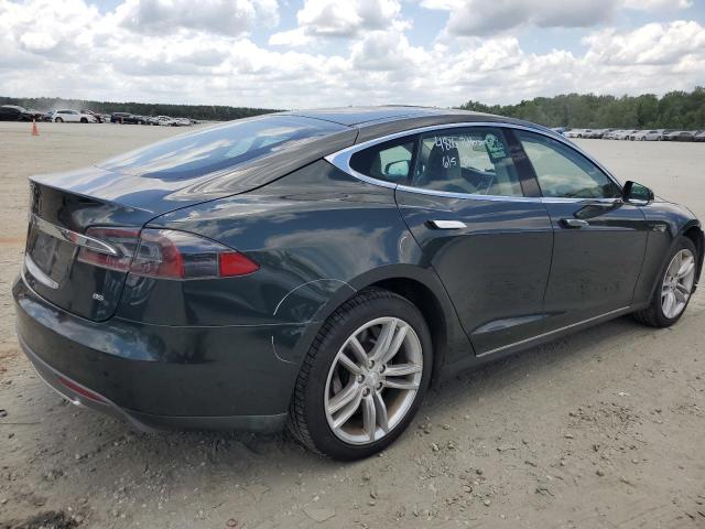 5YJSA1H11EFP33370 - 2014 TESLA MODEL S Yaşıl foto 3