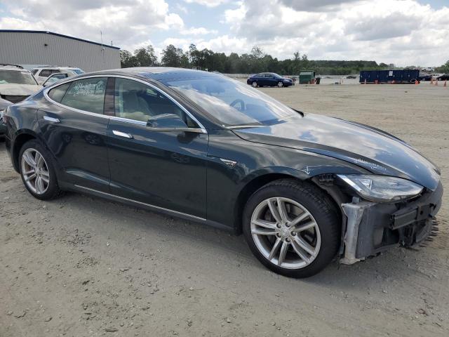 5YJSA1H11EFP33370 - 2014 TESLA MODEL S GREEN photo 4