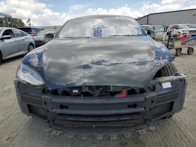 5YJSA1H11EFP33370 - 2014 TESLA MODEL S Yaşıl foto 5