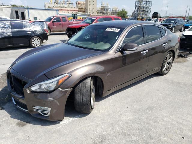 JN1BY1APXGM220626 - 2016 INFINITI Q70 3.7 BROWN photo 1