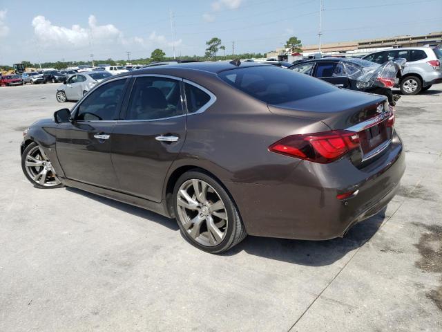 JN1BY1APXGM220626 - 2016 INFINITI Q70 3.7 BROWN photo 2