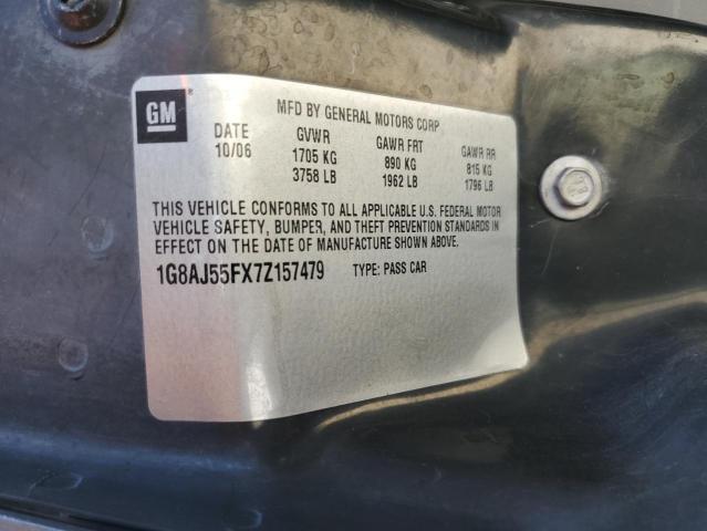 1G8AJ55FX7Z157479 - 2007 SATURN ION LEVEL 2 灰色 照片 12