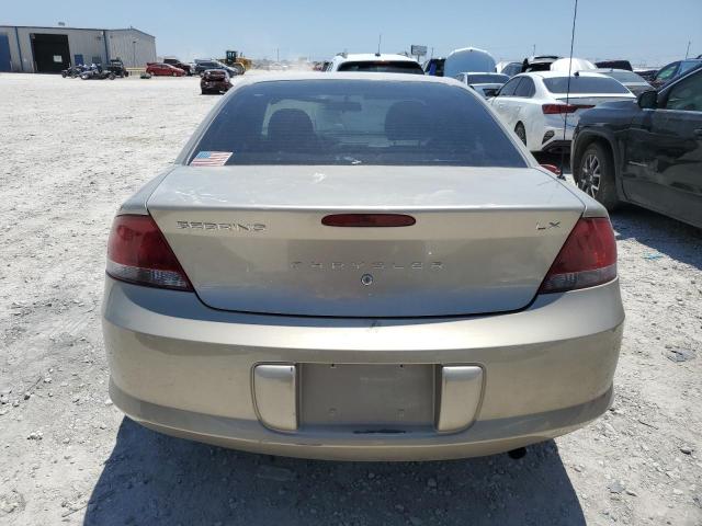 1C3EL46T13N510049 - 2003 CHRYSLER SEBRING LX GOLD photo 6