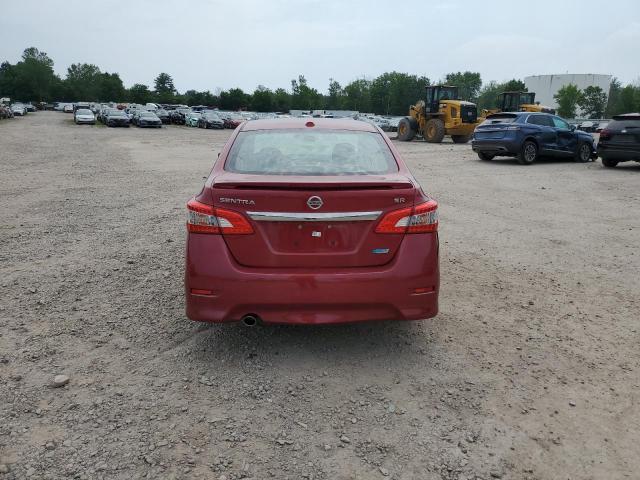 3N1AB7AP4DL694903 - 2013 NISSAN SENTRA S RED photo 6