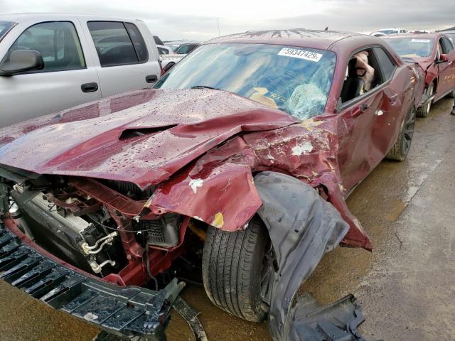 2C3CDZFJ3HH626143 - 2017 DODGE CHALLENGER R/T 392 BURGUNDY photo 9