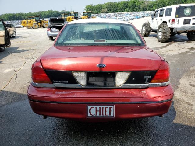 2FAFP71W7XX167653 - 1999 FORD CROWN VICT POLICE INTERCEPTOR RED photo 6