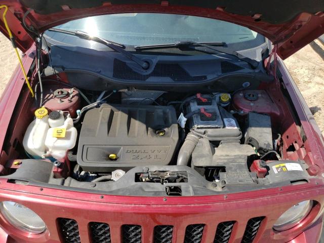 1C4NJRFB8HD155237 - 2017 JEEP PATRIOT LATITUDE RED photo 12